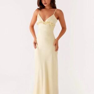 Peppermayo Cream Maxi Dress